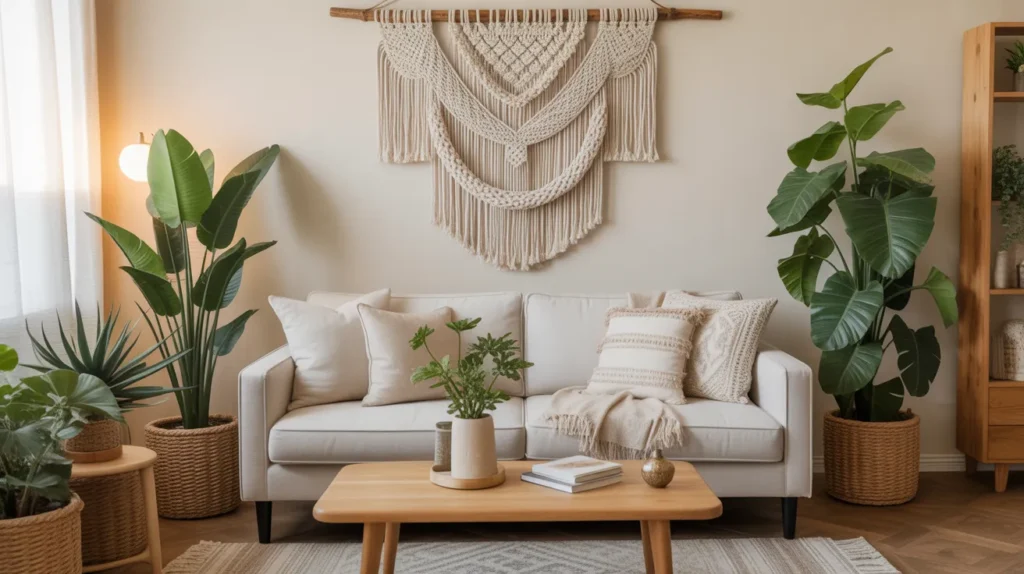 macrame wall decor