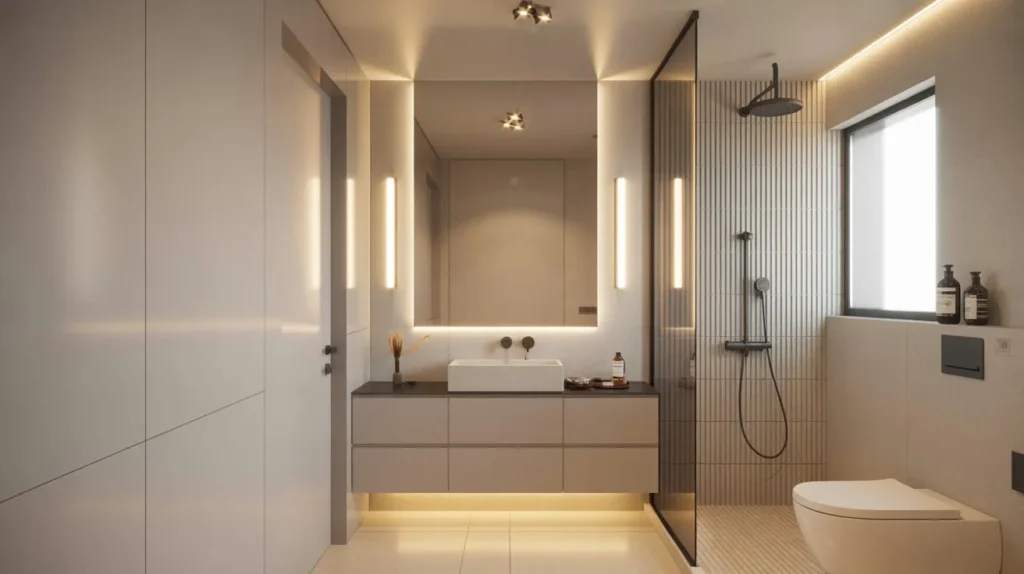 small bathroom lighting ideas
