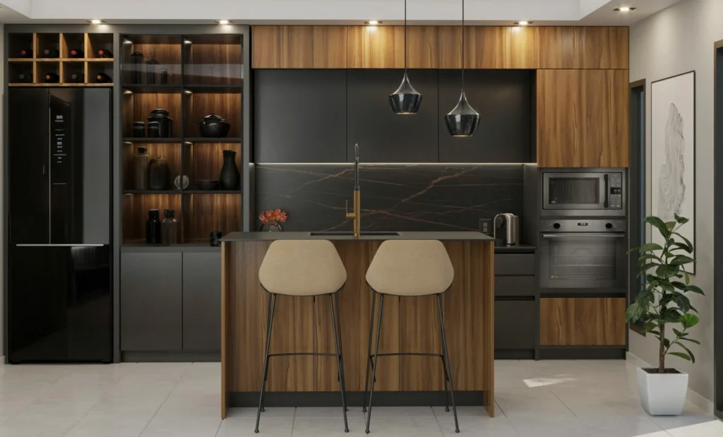 minimalist kitchen styling