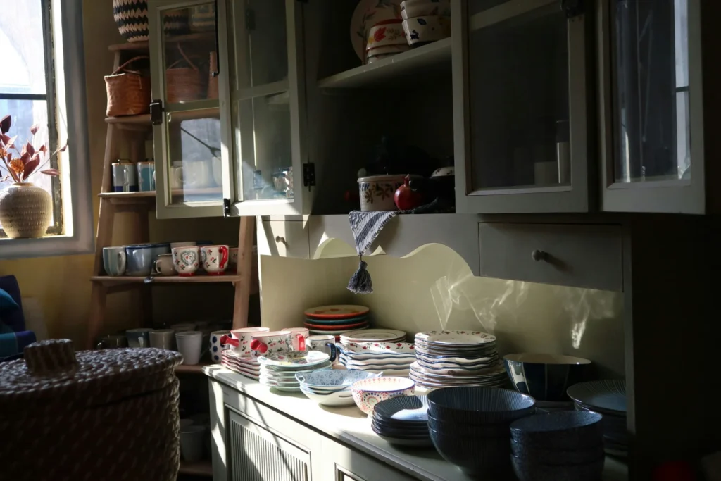 woven baskets kitchen