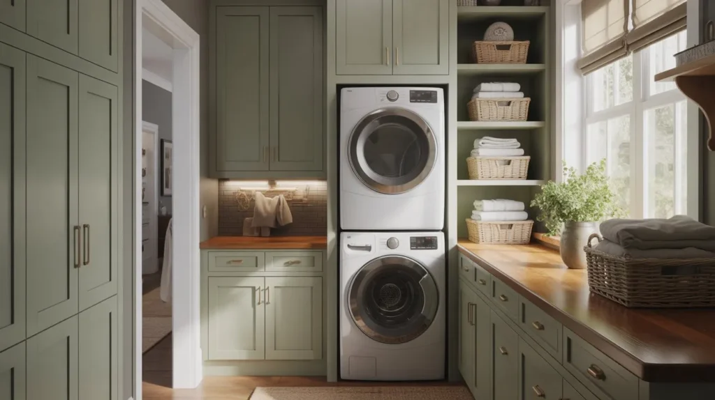 mudroom laundry room combo