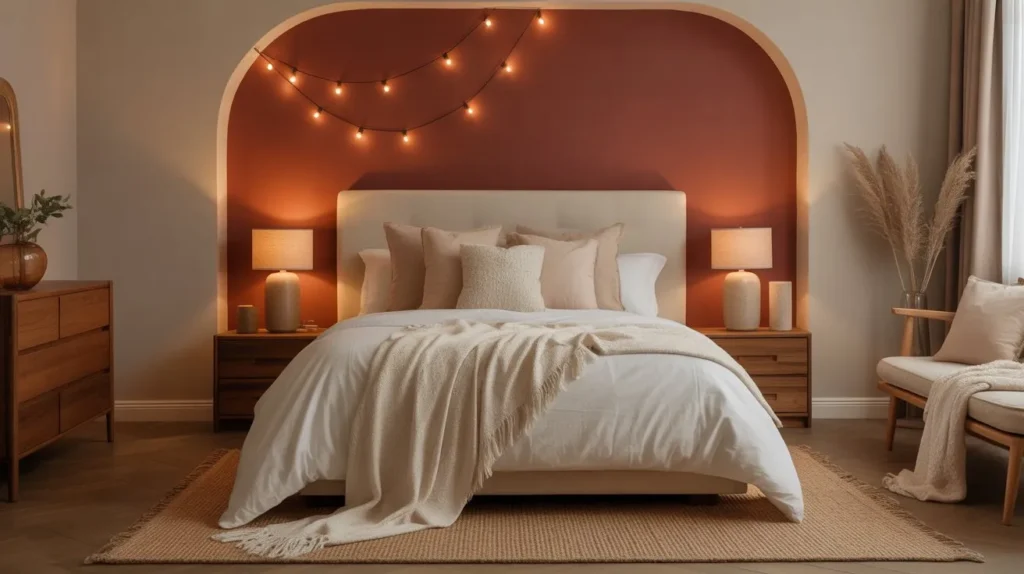 accent wall bedroom for couples