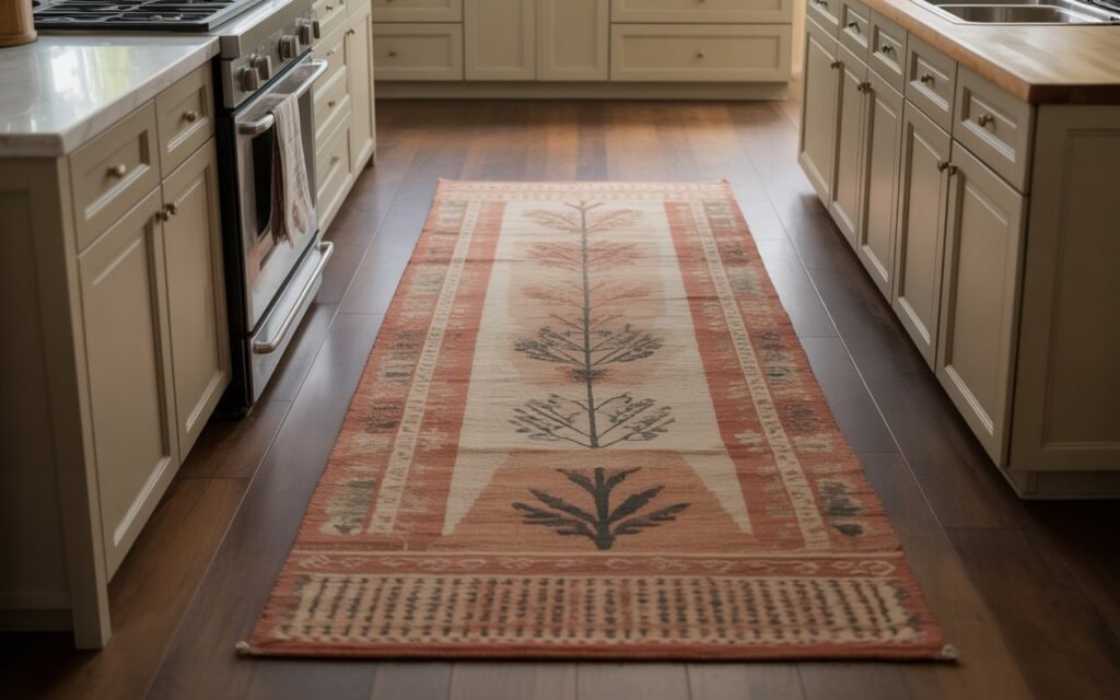 ikea kitchen rug decor