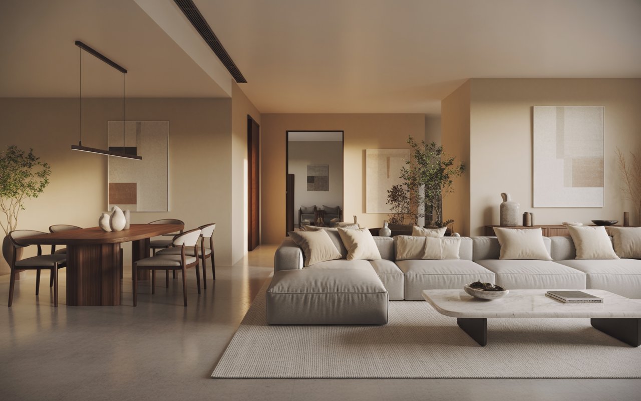 Open Layout Living Room Dining Room Ideas