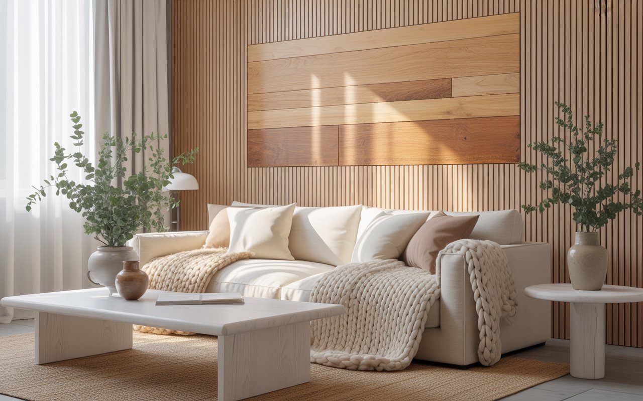 Wood Slat Accent Wall Ideas