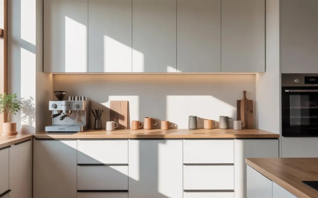 scandinavian coffee bar kitchen design