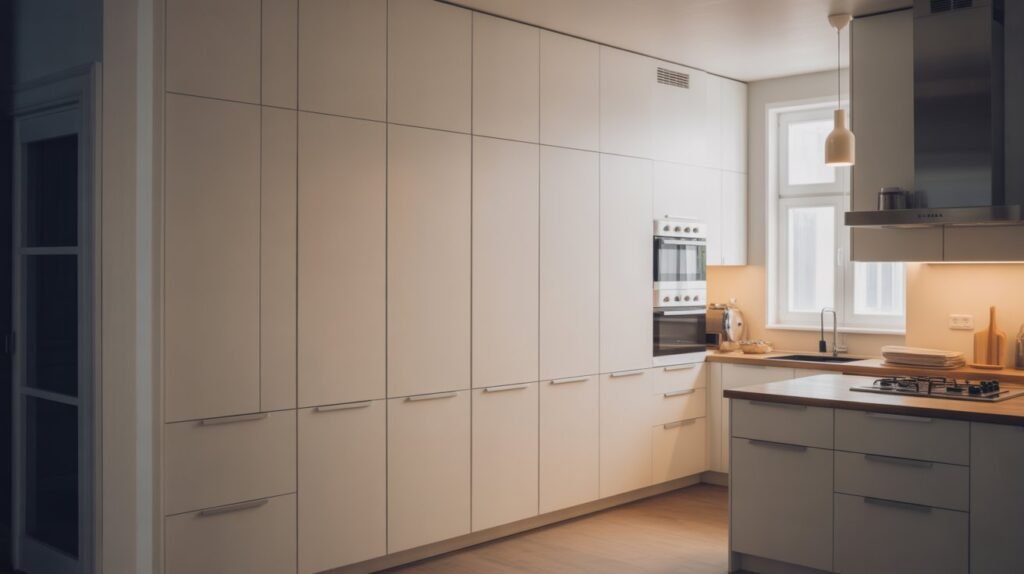 ikea kitchen full height cabinets