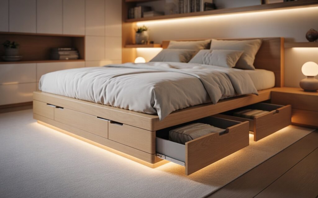 under bed storage small apartment