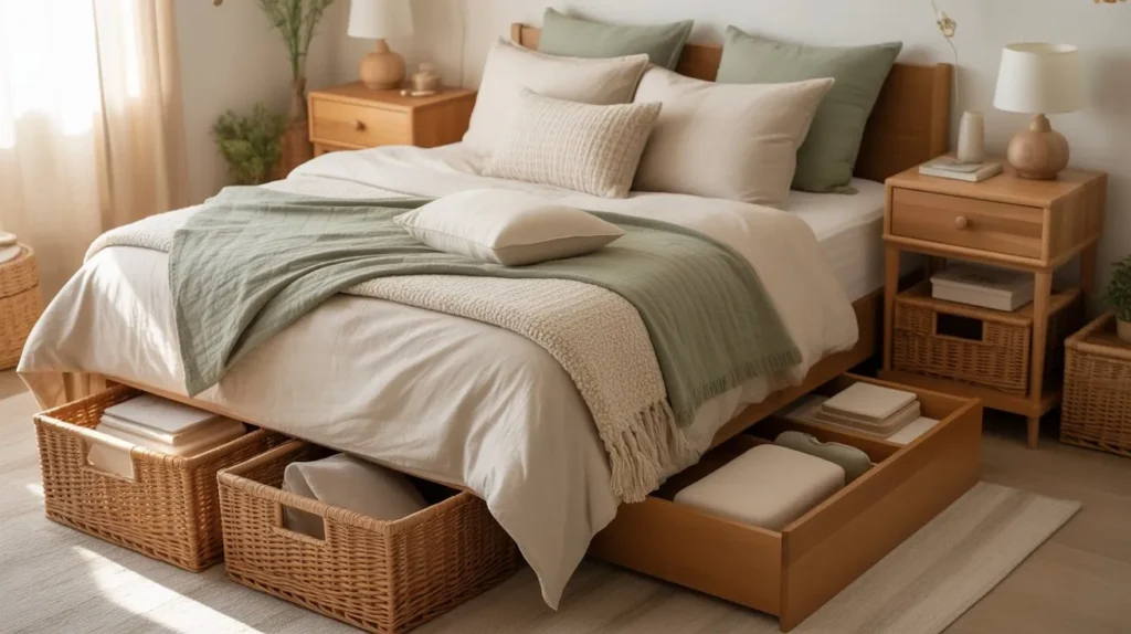 small bedroom storage ideas for couples