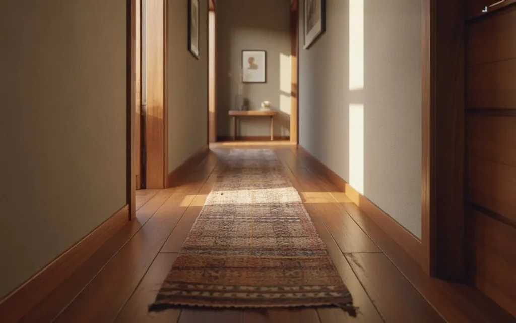 hallway runner rug narrow space
