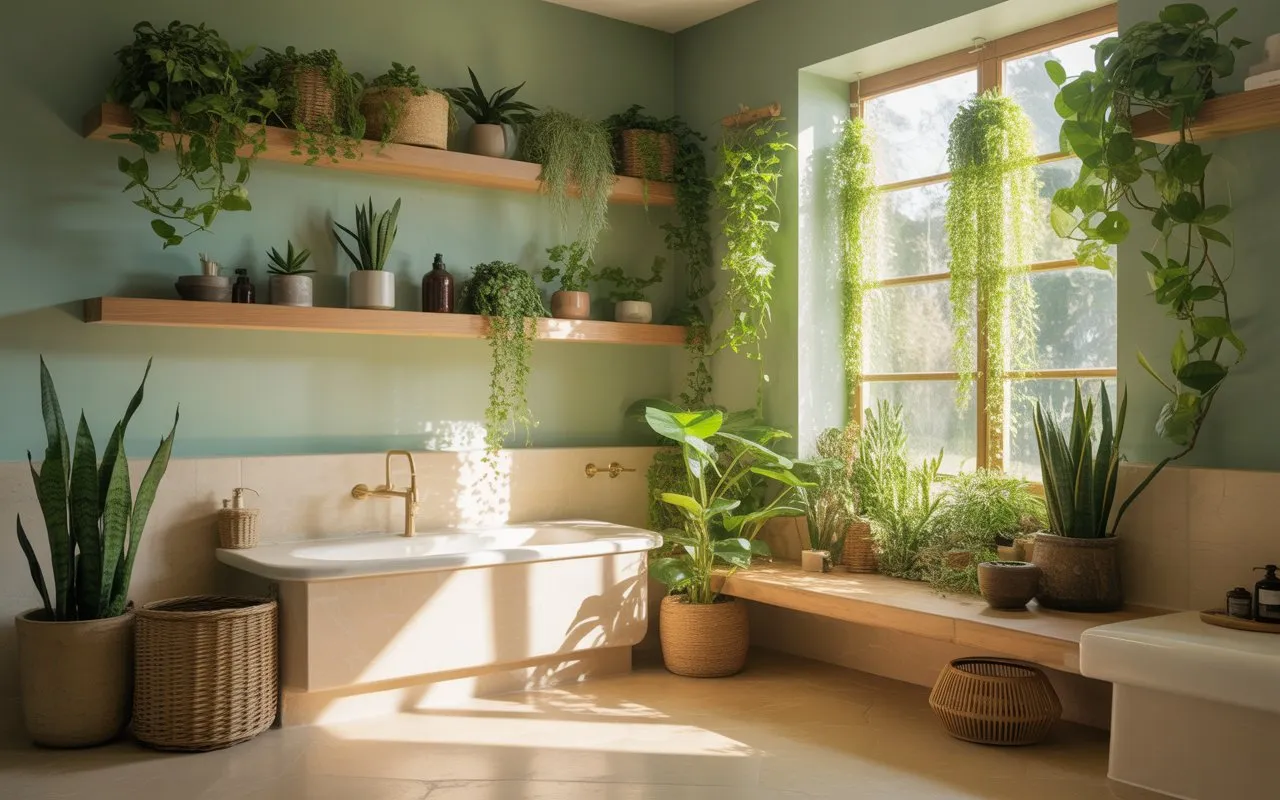 Sage and cream Bathroom Ideas