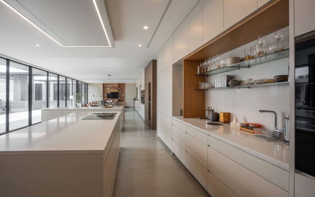 walk through scullery kitchen