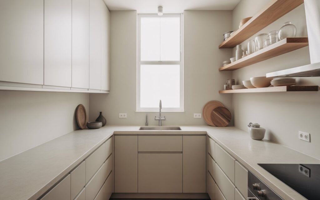 minimalist scullery kitchen design