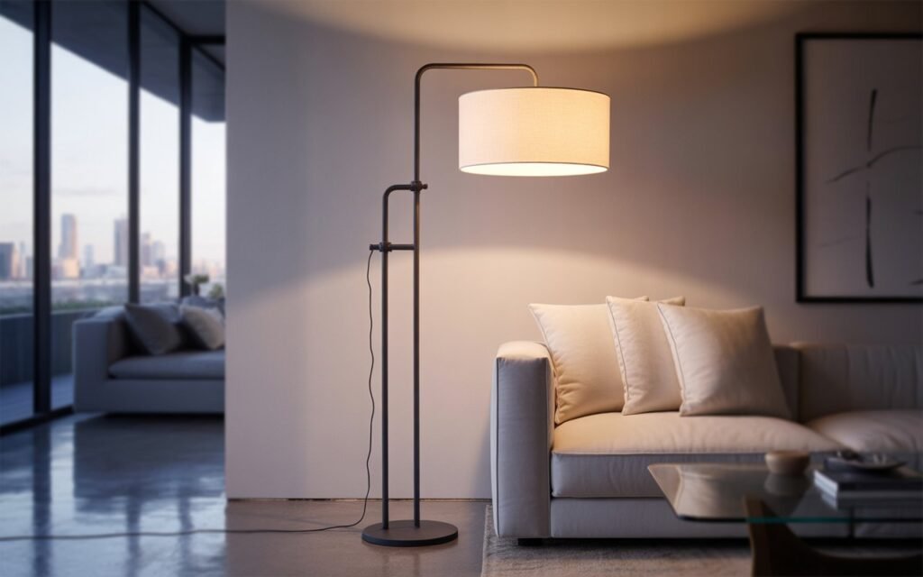 adjustable height floor lamp