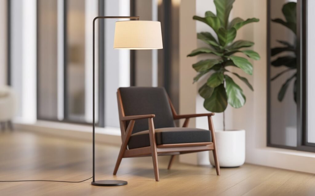 floor lamp integrated with decor