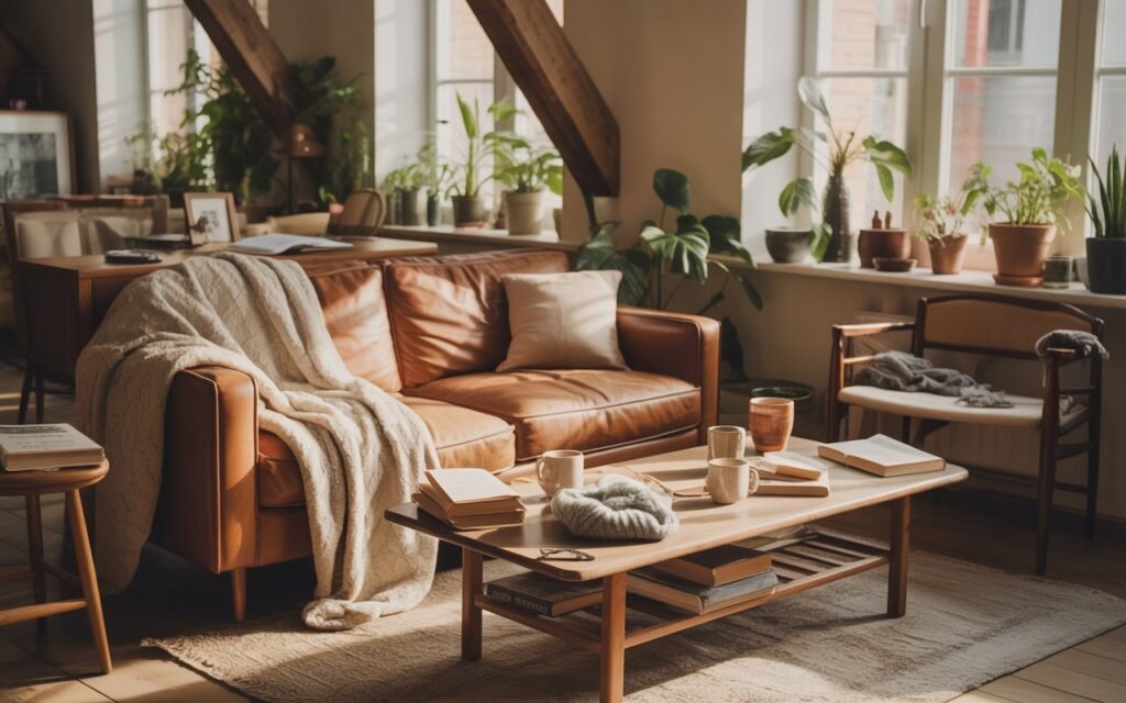 hygge living room rug cozy