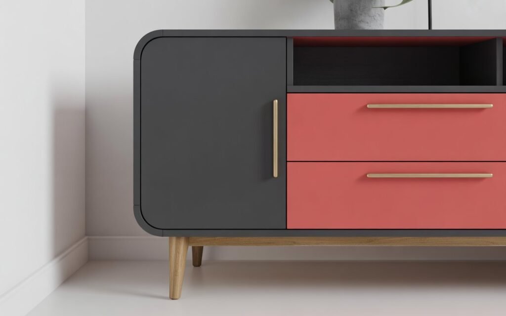 two tone funky painted furniture