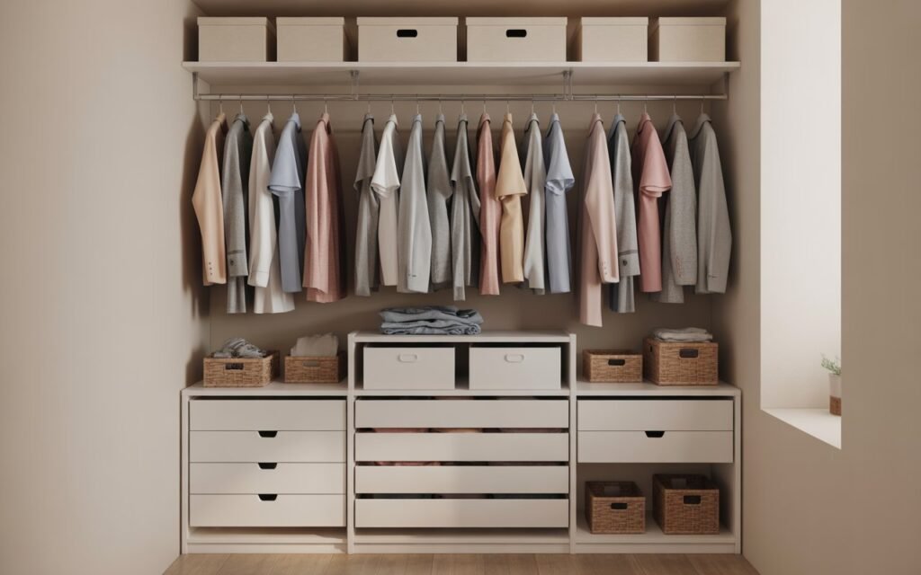 stackable storage boxes for small apartment organization