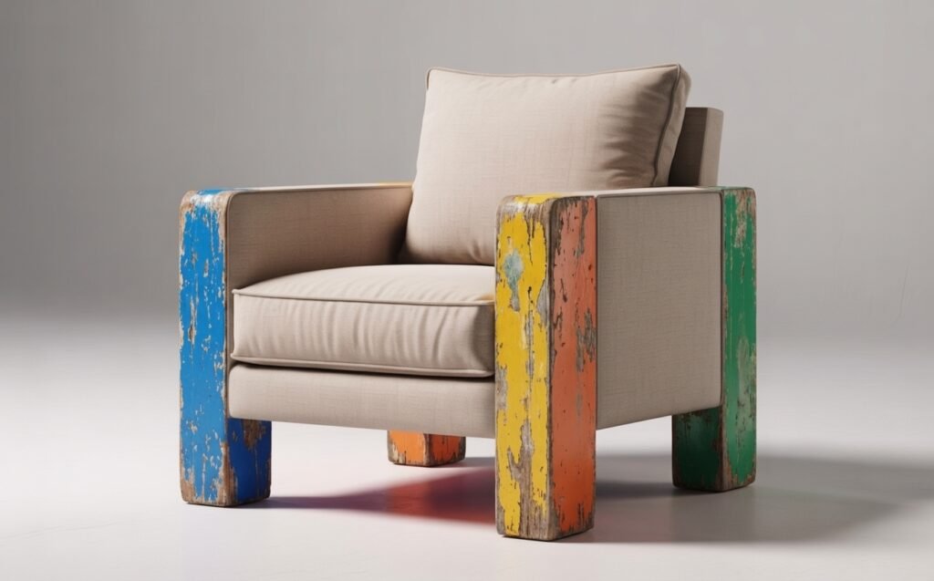 distressed funky painted furniture