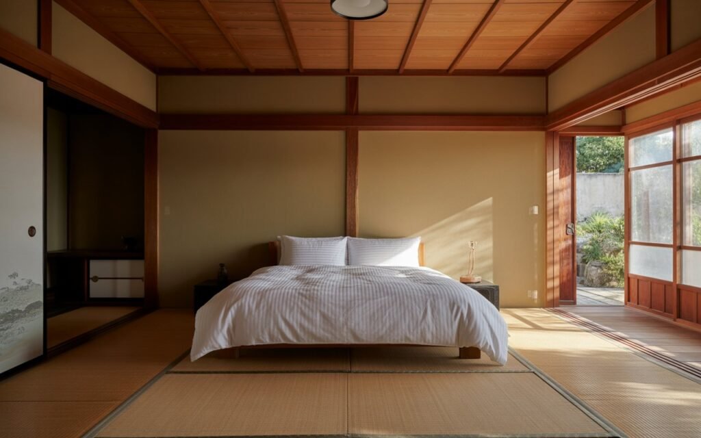 tatami mat japanese bedroom traditional design